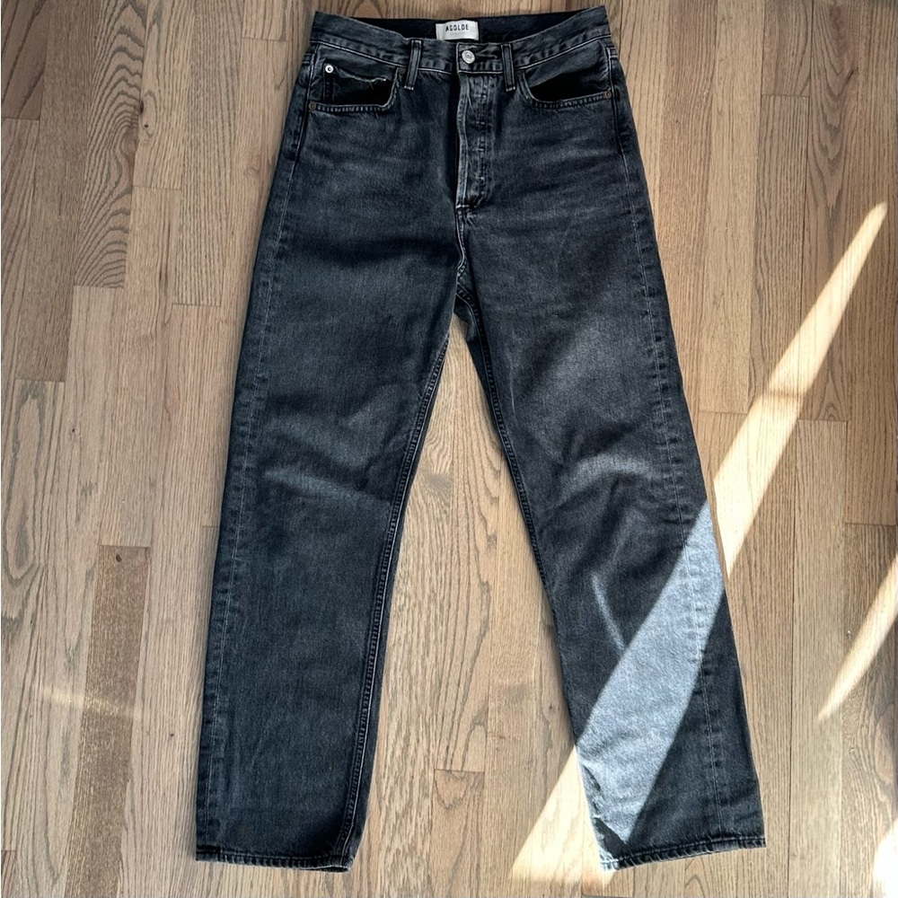 Agolde Women's 90’s Mid Rise Straight Leg Jeans